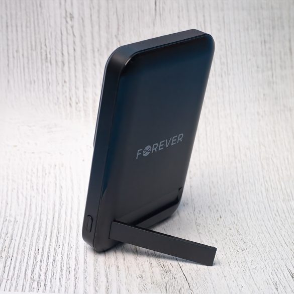 Forever MATB-100 vezeték nélküli mágneses powerbank PD QC 22.5W 10000mAh - fekete