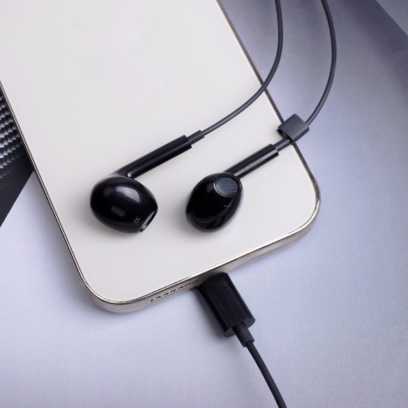 Maxlife MXEP-04 vezetékes fülhallgató USB-C - fekete