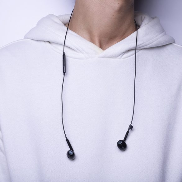 Maxlife MXEP-04 vezetékes fülhallgató USB-C - fekete