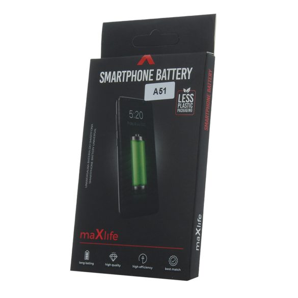 Maxlife akkumulátor Samsung Galaxy A51 5G EB-BA516ABY 4000mAh