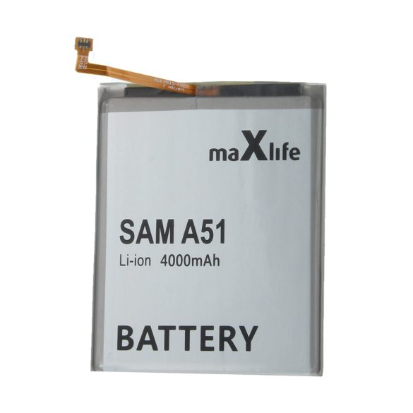 Maxlife akkumulátor Samsung Galaxy A51 5G EB-BA516ABY 4000mAh