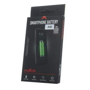 Maxlife akkumulátor Samsung Galaxy A40 A405 EB-BA405ABE 3100mAh