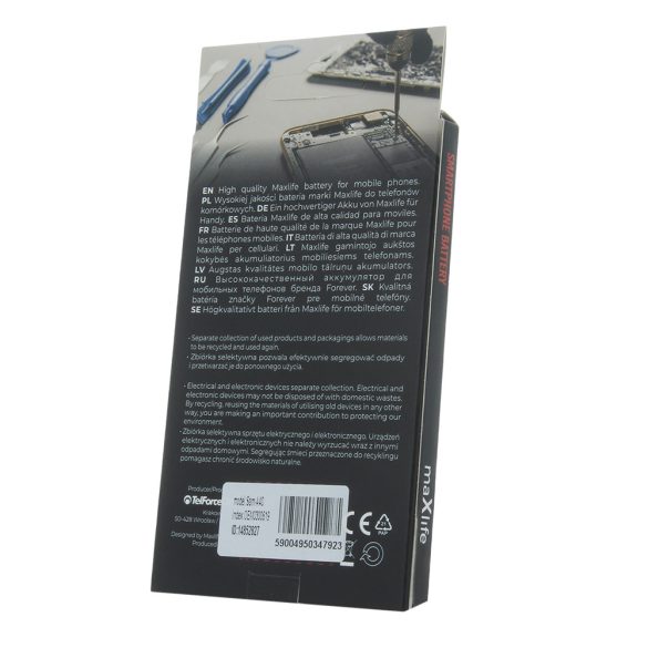 Maxlife akkumulátor Samsung Galaxy A40 A405 EB-BA405ABE 3100mAh
