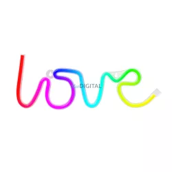 Neon LED RGB LOVE FLRN01 + távirányító Forever Light