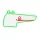 Neon PLEXI LED JURASSIC KROKODYL zöld FLNJ03 Forever Light