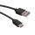 Forever USB-A - Type-C kábel 1A 1m - fekete