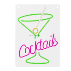   Neon PLEXI LED COCKTAILS rózsaszín zöld FPNE02X Forever Light
