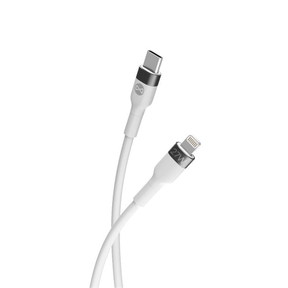 Forever Flexible MFi Type-C - Lightning kábel 27W 1m - fehér