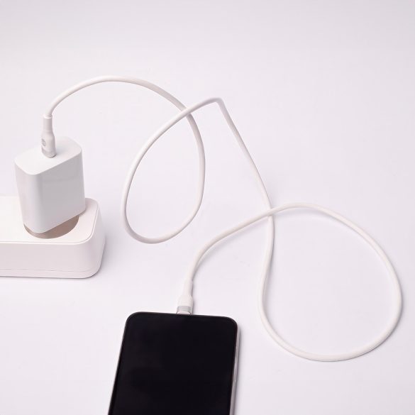 Forever Flexible MFi Type-C - Lightning kábel 27W 1m - fehér