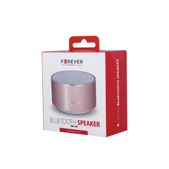 Forever PBS-100 Bluetooth hangszóró - rózsaarany színű