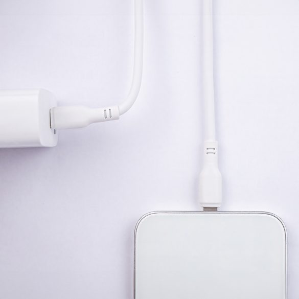 Maxlife MXUC-10 Type-C - Lightning kábel 27W 1m - fehér