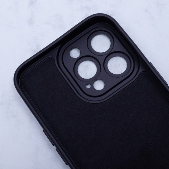 Silicon MagSafe-kompatibilis tok iPhone 15 Pro - fekete