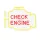 Neon PLEXI LED CHECK ENGINE sárga piros NNE21 Neolia