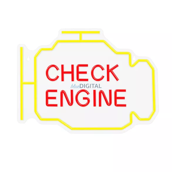 Neon PLEXI LED CHECK ENGINE sárga piros NNE21 Neolia