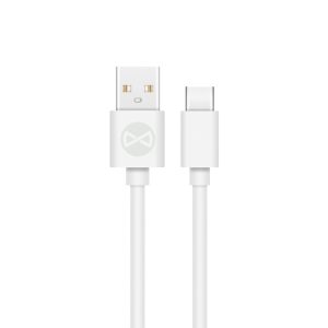 Forever USB-A - Type-C kábel 2A 1m - fehér