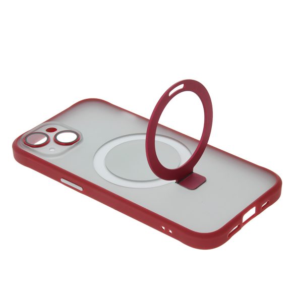 Mag Ring MagSafe-kompatibilis tok iPhone 15 - piros