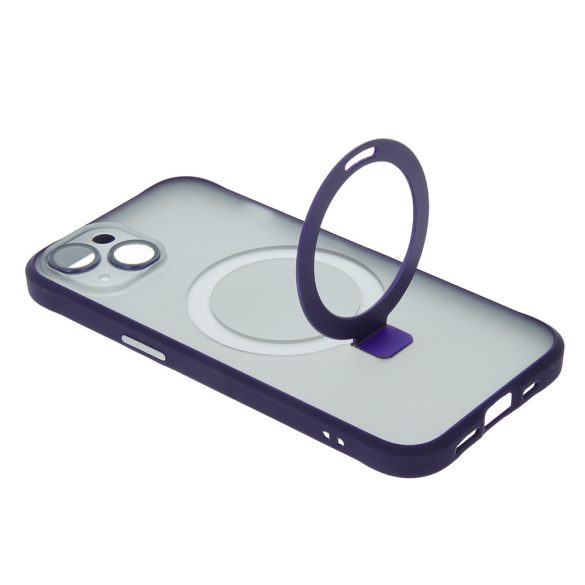 Mag Ring MagSafe-kompatibilis tok iPhone 15 Pro Max - lila