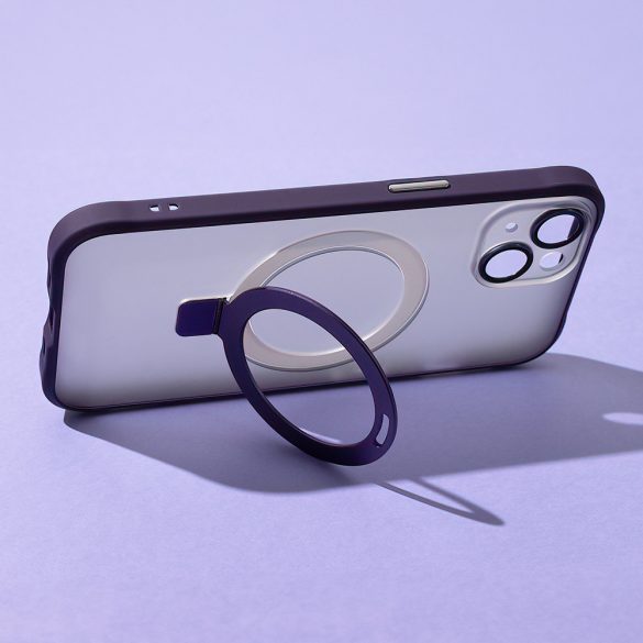 Mag Ring MagSafe-kompatibilis tok iPhone 15 Pro Max - lila