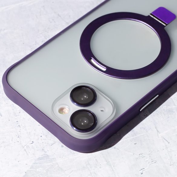 Mag Ring MagSafe-kompatibilis tok iPhone 15 Pro Max - lila