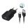 Forever TC-01 hálózati töltő 1xUSB-A csatlakozással 2A + Lightning kábel - fekete Forever TC-01 hálózati töltő 1xUSB-A csatlakozással 2A + Lightning kábel - fekete
