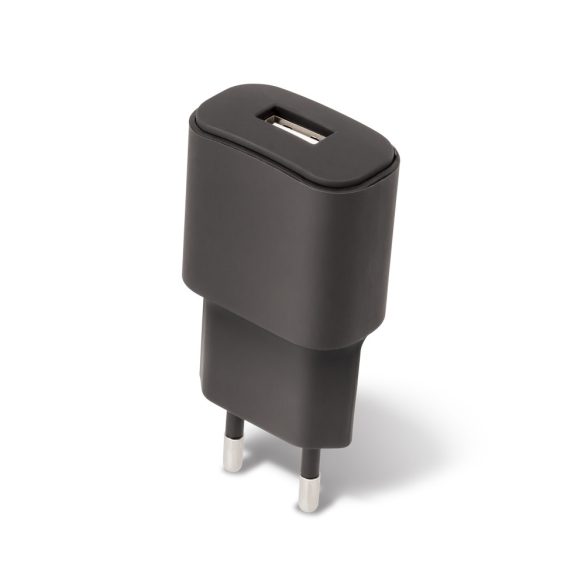 Forever TC-01 hálózati töltő 1xUSB-A csatlakozással 2A + Lightning kábel - fekete