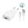 Forever TC-01 hálózati töltő 1xUSB-A csatlakozással 2A + Lightning kábel - fehér Forever TC-01 hálózati töltő 1xUSB-A csatlakozással 2A + Lightning kábel - fehér