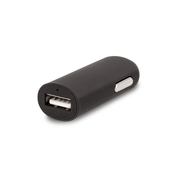 Forever M02 autós töltő 2xUSB-A csatlakozással + USB-C kábel 2A - fekete