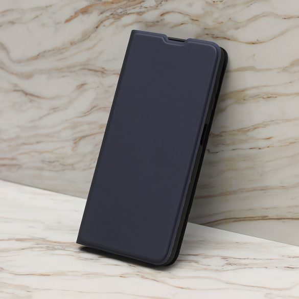Smart Soft könyvtok iPhone X/XS - tengerészkék