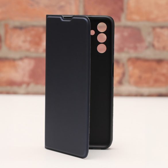 Smart Soft könyvtok iPhone X/XS - tengerészkék