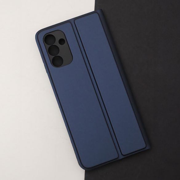 Smart Soft könyvtok iPhone X/XS - tengerészkék