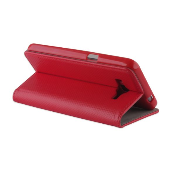 Smart Magnet könyvtok Motorola Moto G54/G54 Power - piros
