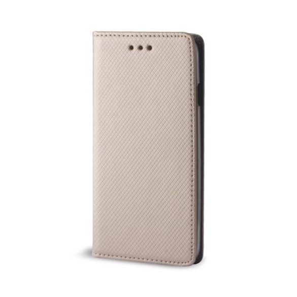 Smart Magnet könyvtok Motorola Moto G54/G54 Power - arany színű
