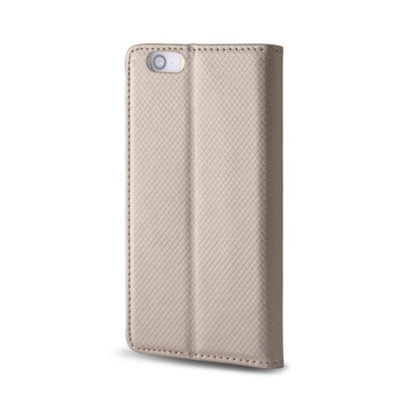 Smart Magnet könyvtok Motorola Moto G54/G54 Power - arany színű