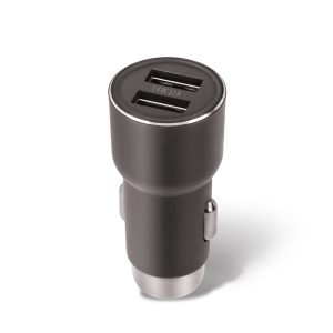 Forever CC-04 autós töltő 2x USB-A csatlakozással 3.1A - fekete