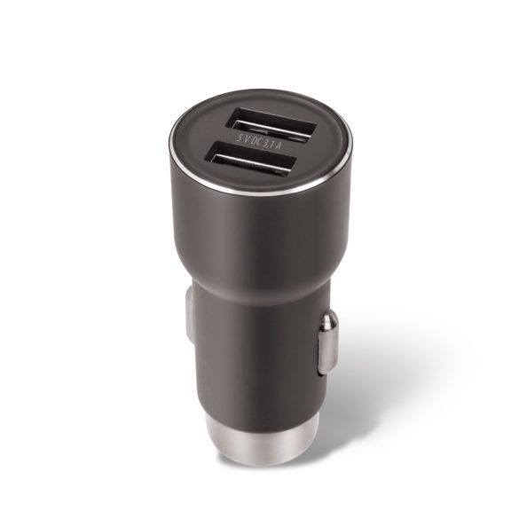 Forever CC-04 autós töltő 2x USB-A csatlakozással 3.1A - fekete