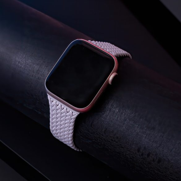 S szíj Apple Watchhoz (42/44/45mm) hosszúság 145 mm világosszürke