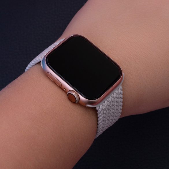 S szíj Apple Watchhoz (42/44/45mm) hosszúság 145 mm világosszürke