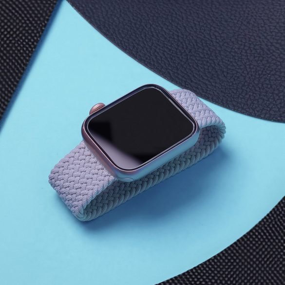Rugalmas szíj M Apple Watchhoz (42/44/45mm) hosszúság 155 mm világosszürke