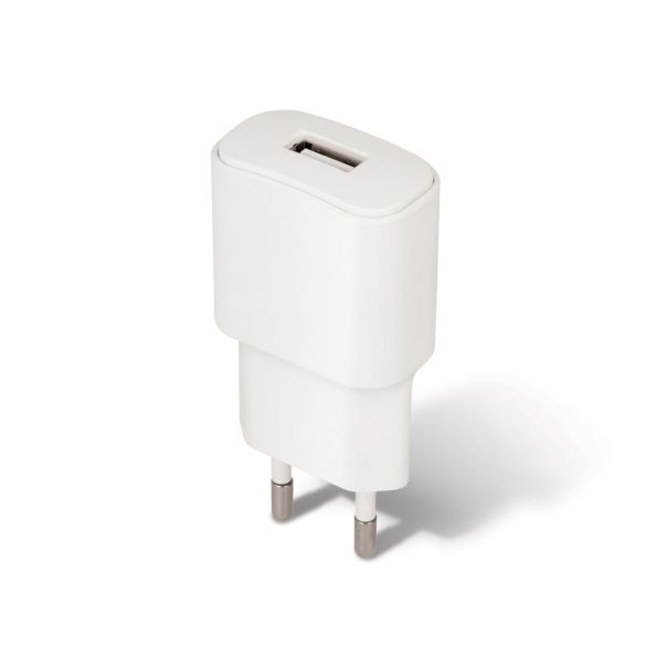 Forever TC-01 hálózati töltő 1xUSB-A csatlakozással 2A + microUSB kábel - fehér