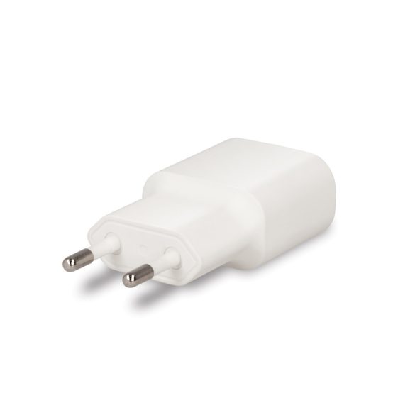 Forever TC-01 hálózati töltő 1xUSB-A csatlakozással 2A + microUSB kábel - fehér