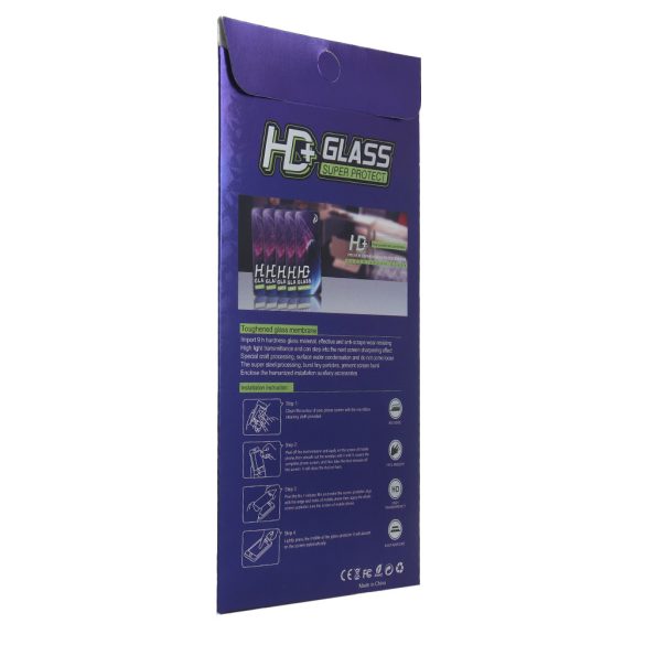9D edzett üveg fekete szegéllyel Samsung Galaxy A35 5G