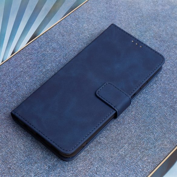 Smart Velvet könyvtok Samsung Galaxy S24 Plus - tengerészkék