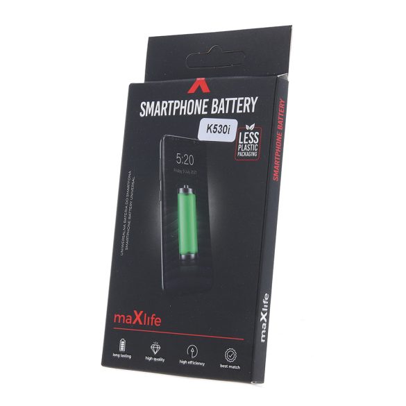 Maxlife akkumulátor Sony Ericsson K530i / K550i / K800i / BST-33 1000mAh