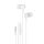 Maxlife MXEP-02 vezetékes fülhallgató 3.5mm jack - fehér Maxlife MXEP-02 vezetékes fülhallgató 3.5mm jack - fehér