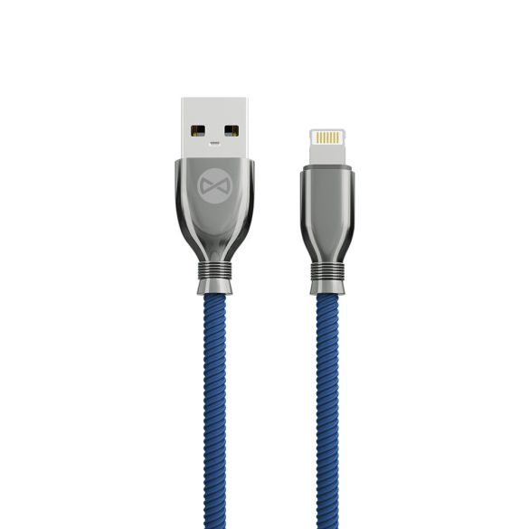 Forever Tornado USB-A - Lightning kábel 3A 1m - kék