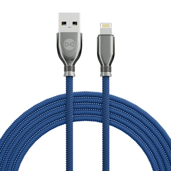 Forever Tornado USB-A - Lightning kábel 3A 1m - kék