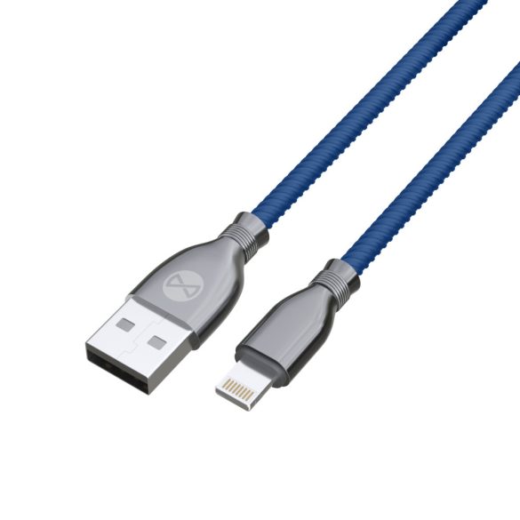 Forever Tornado USB-A - Lightning kábel 3A 1m - kék