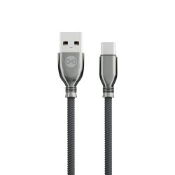 Forever Tornado USB-A - Type-C kábel 3A 1m - fekete