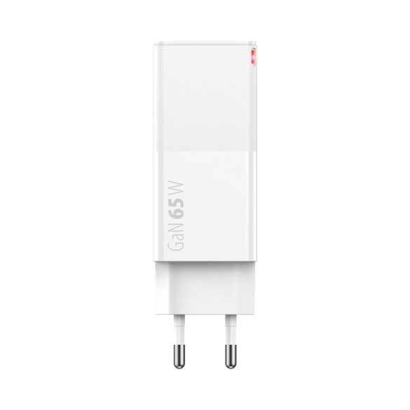Forever Core hálózati töltő 1xUSB-A és 1xUSB-C csatlakozással PD QC3.0 GaN 65W - fehér