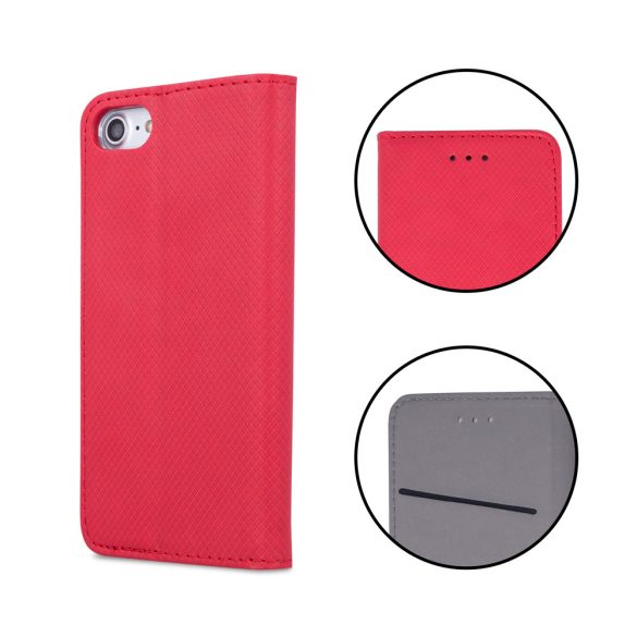 Smart Magnet könyvtok Oppo A60 - piros